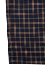 MAASTRICHT BLUE PLAID WIDE LOUNGE PANTS