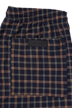 MAASTRICHT BLUE PLAID WIDE LOUNGE PANTS