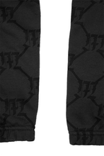 "MULTI M'$" SWEATPANTS IN CHARCOAL GREY
