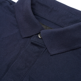 LONGSLEEVE POLO SHIRT IN NAVY