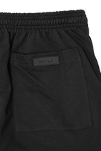 WAFFLE WEAVE HOUSE SHORTS IN CHARCOAL GREY