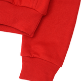 "VARSITY" LITTLE HUMAN™ HOODIE IN RARRI RED