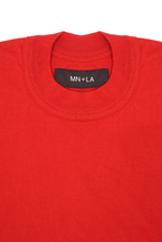 MOCK NECK TEE V3 IN FADED RED