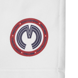CONTEMPO RETRO "RING" SWEATSHORTS IN WHITE
