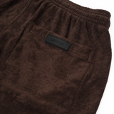 TOWEL TERRY HOUSE SHORTS IN WOOD
