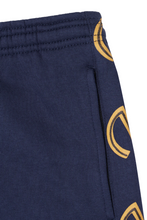 "M'$ & BEYOND" TRACK PANTS IN NAVY BLUE