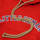 "VARSITY" LITTLE HUMAN™ HOODIE IN RARRI RED