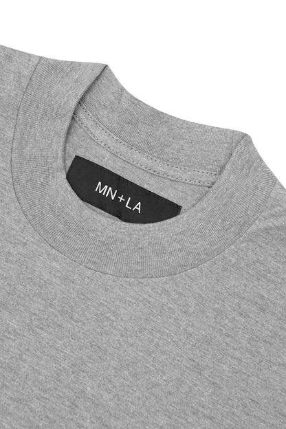 OVERSIZED TEE IN HEATHER GREY