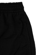 WAFFLE WEAVE PLEATED CROPPED PANTS IN ANTHRACITE