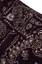 "PATCHWORK PAISLEY" SWEATPANTS IN SHADOW PURPLE