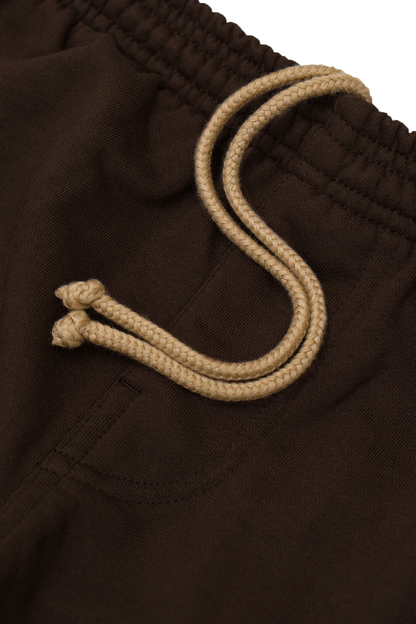 FRENCH TERRY BOOTCUT LOUNGE PANTS IN WOOD