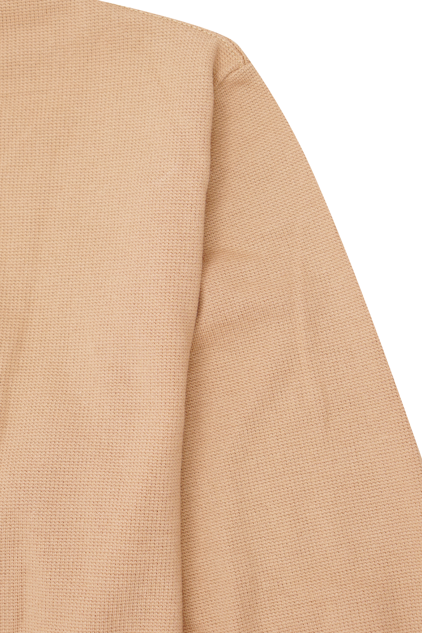 WAFFLE WEAVE LONGSLEEVE TEE V3 IN WHEAT