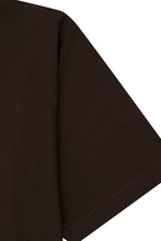 WAFFLE WEAVE MOCK NECK TEE V3 IN WOOD