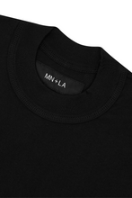 MOCK NECK TEE V3 IN CAVIAR