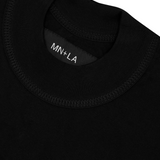 MOCK NECK TEE V3 IN ANTHRACITE