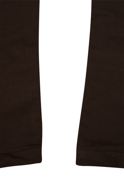 FRENCH TERRY BOOTCUT LOUNGE PANTS IN WOOD