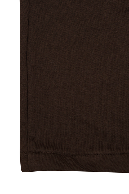 FRENCH TERRY BOOTCUT LOUNGE PANTS IN WOOD