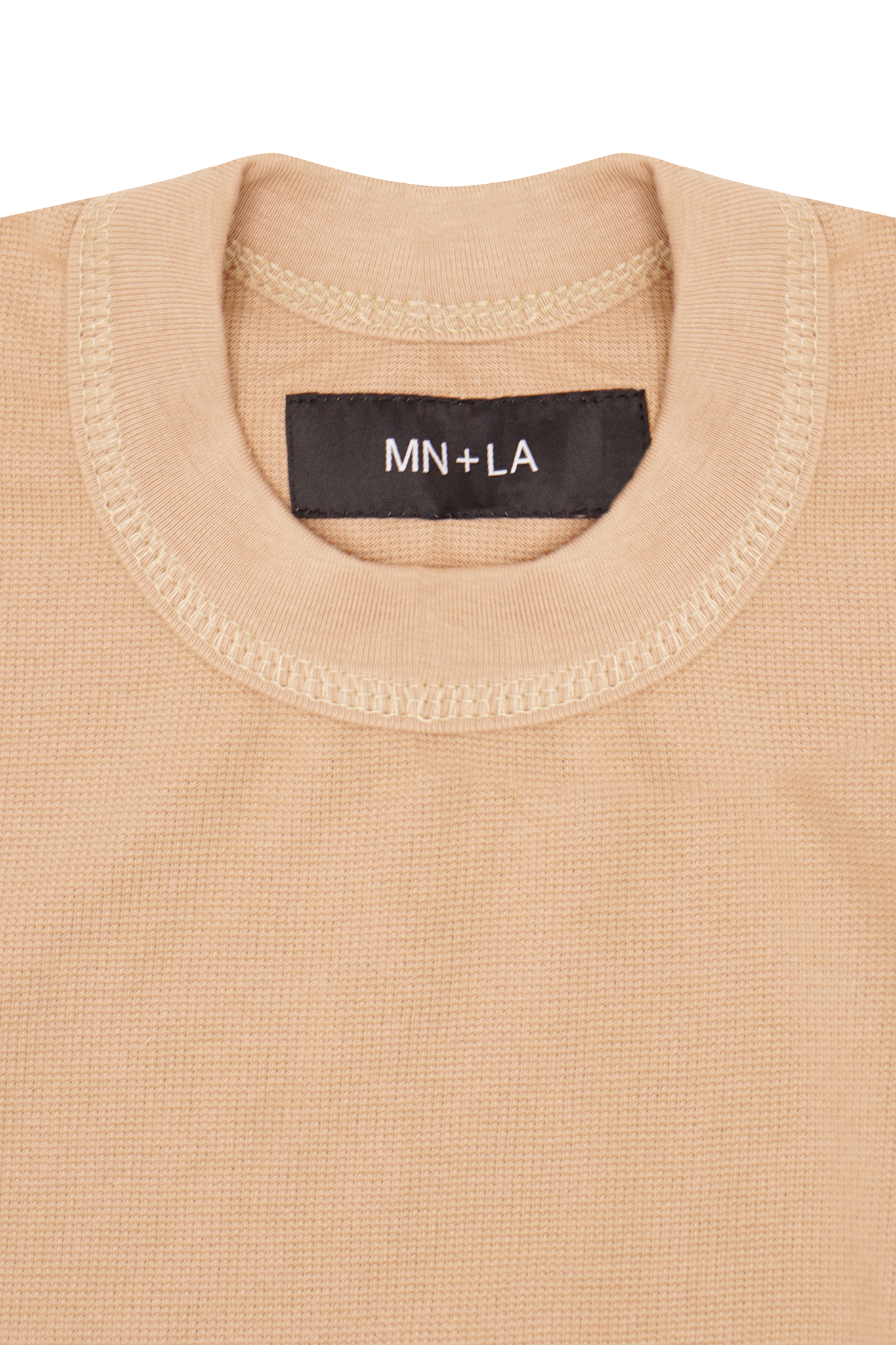 WAFFLE WEAVE LONGSLEEVE TEE V3 IN WHEAT