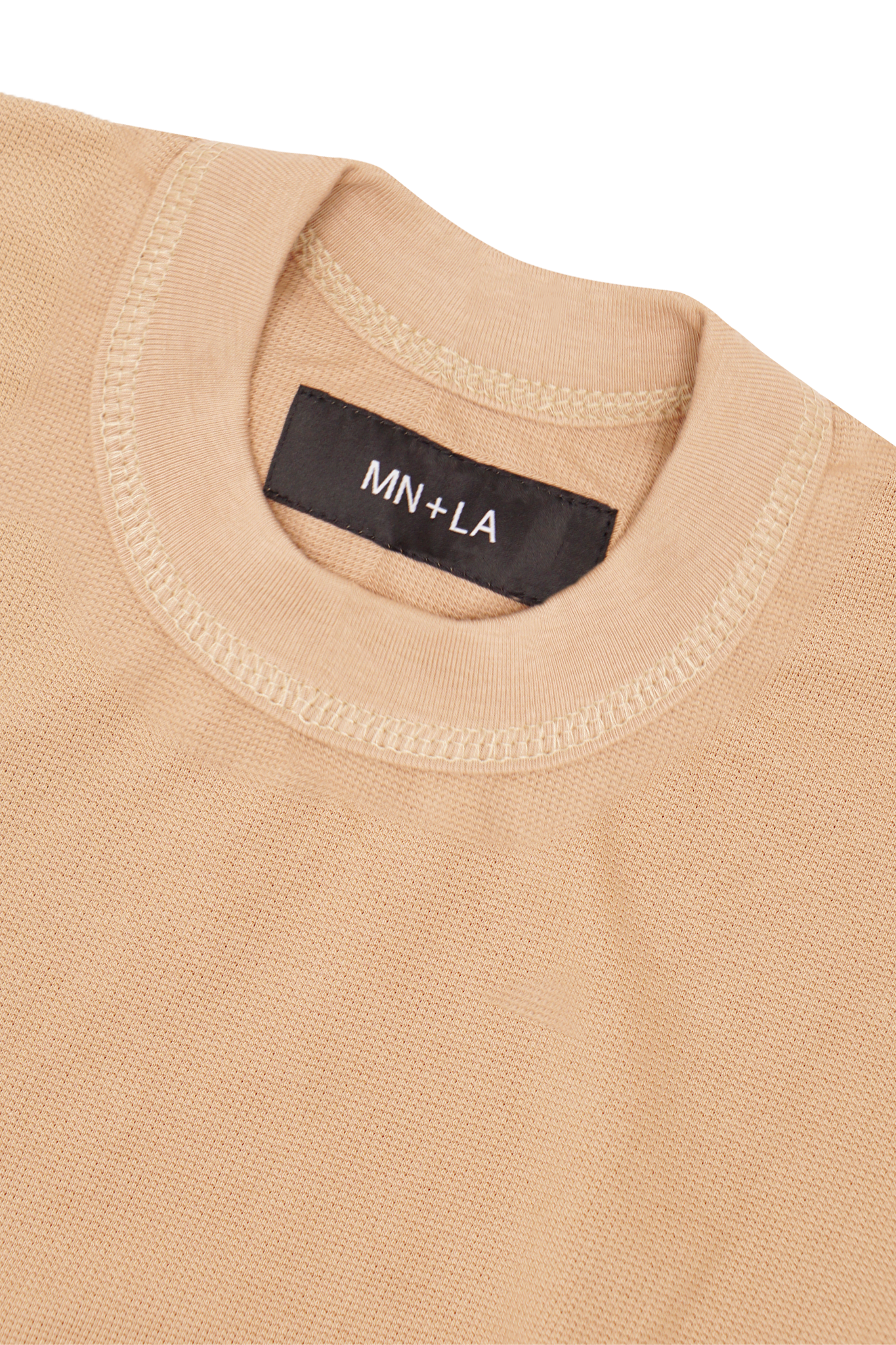WAFFLE WEAVE LONGSLEEVE TEE V3 IN WHEAT