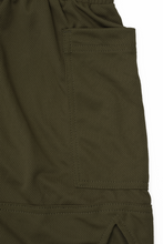 KNUCKLE HEAD MESH SHORTS IN OLIVE