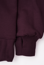 ROGUE OVERSIZED HOODIE IN WINE