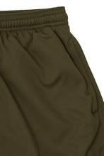 AIR MESH HOUSE SHORTS IN OLIVE