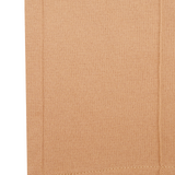 WAFFLE WEAVE PLEATED CROPPED PANTS IN WHEAT