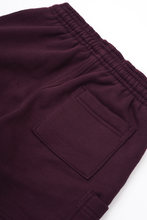 LITTLE HUMAN™ 7 POCKET SWEATSHORTS IN WINE