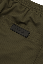 AIR MESH HOUSE SHORTS IN OLIVE