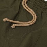 SHINOBI PLEATED LOUNGE PANTS IN OLIVE