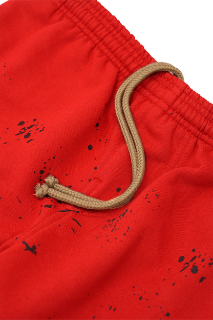 PAINTER'S LOUNGE PANTS IN CRIMSON