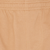 WAFFLE WEAVE PLEATED CROPPED PANTS IN WHEAT