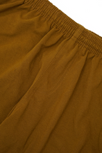 PIQUE HOUSE SHORTS IN RUST