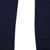 STRIPED PIQUE PLEATED ULTRA WIDE PANTS IN NAVY