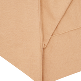 WAFFLE WEAVE PLEATED CROPPED PANTS IN WHEAT