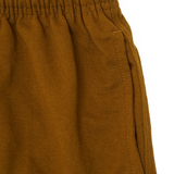 PIQUE HOUSE SHORTS IN RUST