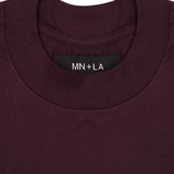 OVERSIZED TEE IN WINE