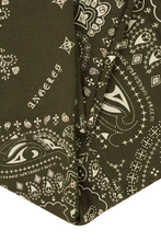 "PATCHWORK PAISLEY" LOUNGE PANTS IN OLIVE
