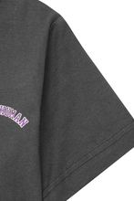 "VARSITY" LITTLE HUMAN™ TEE IN CHARCOAL GREY