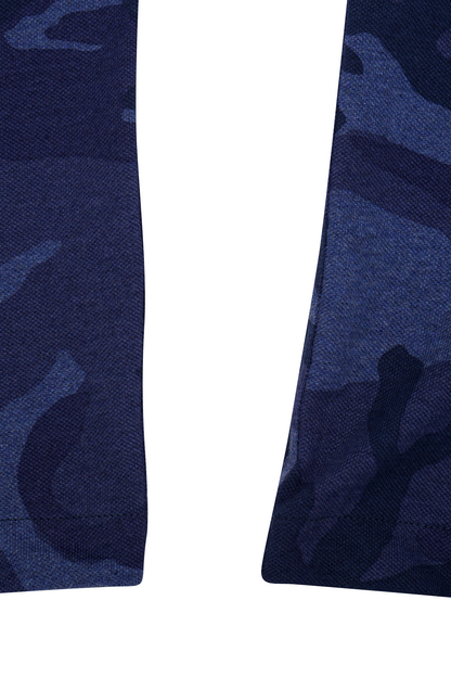 DEEP TRENCH CAMO PLEATED WIDE LOUNGE PANTS