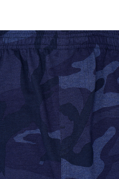 DEEP TRENCH CAMO PLEATED WIDE LOUNGE PANTS