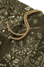 "PATCHWORK PAISLEY" LOUNGE PANTS IN OLIVE