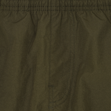 SHINOBI PLEATED HOUSE SHORTS IN OLIVE