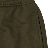 FRENCH TERRY BOOTCUT PANTS IN OLIVE