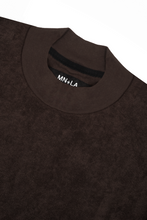 TOWEL TERRY OVERSIZED TEE IN WOOD