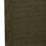 STRIPED PIQUE PLEATED ULTRA WIDE PANTS IN OLIVE