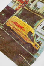 "DHL" IN WHITE