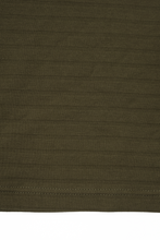 CROPPED MOCK NECK IN OLIVE