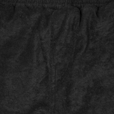 CHARCOAL GREY TOWEL TERRY RAW FINISH LOUNGE PANTS