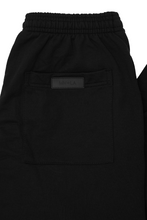 FRENCH TERRY WIDE LOUNGE PANTS IN ANTHRACITE